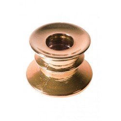 Bougeoir suède rose  gold Ø 4cm