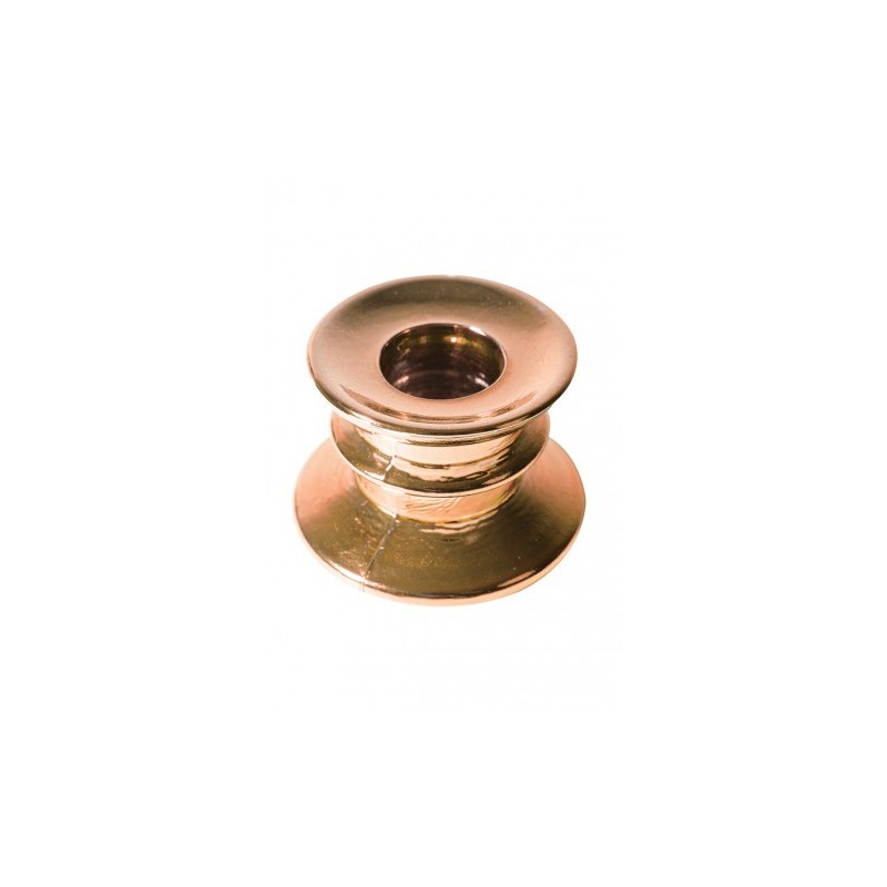 Bougeoir suède rose  gold Ø 4cm