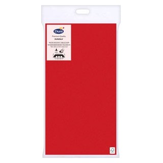 Nappe Dunisilk, 138x 220cm, rouge