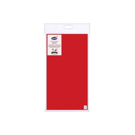 Nappe Dunisilk, 138x 220cm, rouge