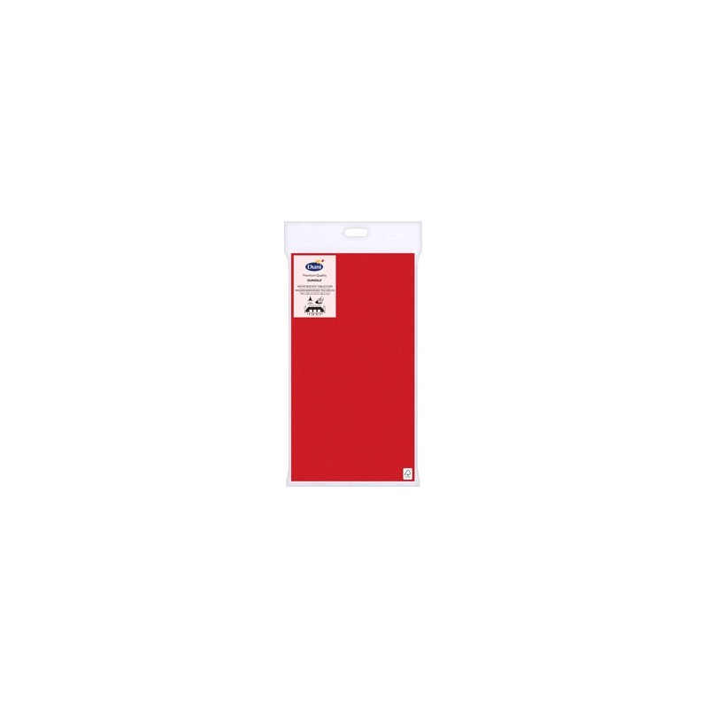 Nappe Dunisilk, 138x 220cm, rouge
