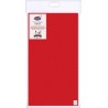 Nappe Dunisilk, 138x 220cm, rouge