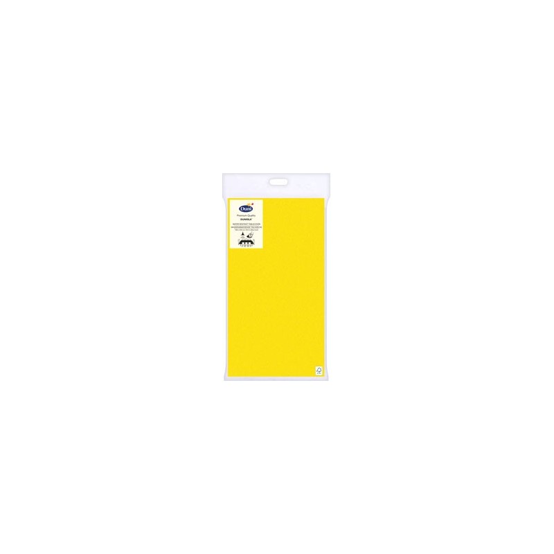 Nappe Dunisilk, 138x 220cm, jaune 