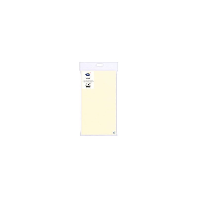 Nappe Dunisilk, 138x 220cm, crème