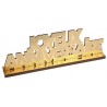 Lettere Joyeux Anniversaire ( buon compleanno)oro 27 x 4 x 9 cm