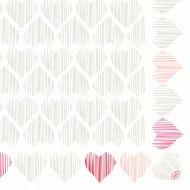 60 Serviettes Bio Dunisoft, 40 x 40 cm 1/4, Amore