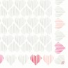 60 Serviettes Bio Dunisoft, 40 x 40 cm 1/4, Amore