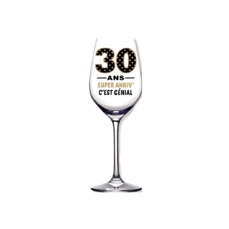 VERRE A VIN PENCHE 18ANS