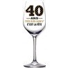 1 Verre à vin   "Bon Anniv' A la tienne" 