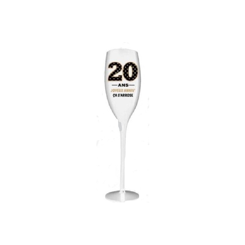 20 marque-verres ANNIVERSAIRE 18, 20, 30, 40, 50, 60, 70 ou 80ans pour  retrouver son verre à pied ou flute à champagne avec prénom à écrire -   Canada