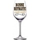 1 bicchiere di vino "Bonne retraite Tchin Tchin"