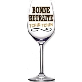 1 bicchiere di vino  "Bonne retraite Tchin Tchin"