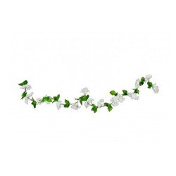 Guirlande de fleurs de cerisier blanc, 220cm