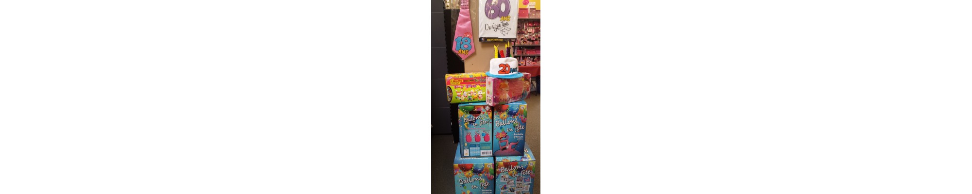 Ballons, accessoires, hélium