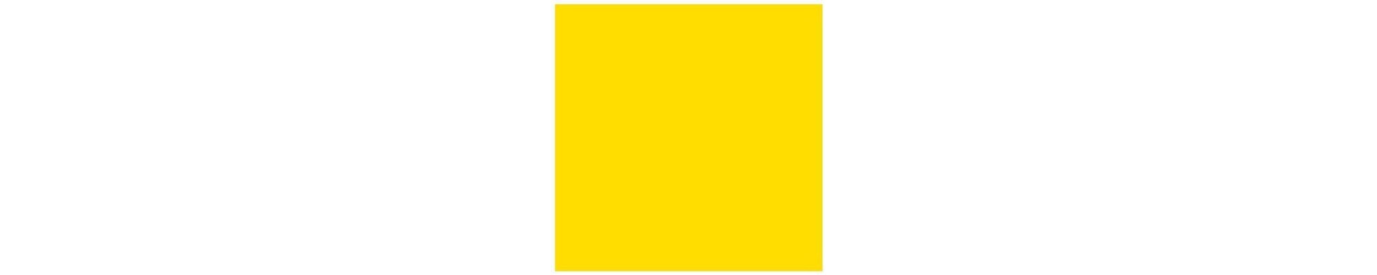 déco, vaisselle, articles, jaune