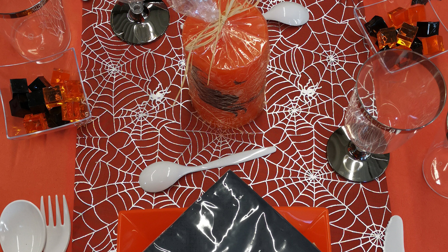 Decorazioni per la tavola di Halloween