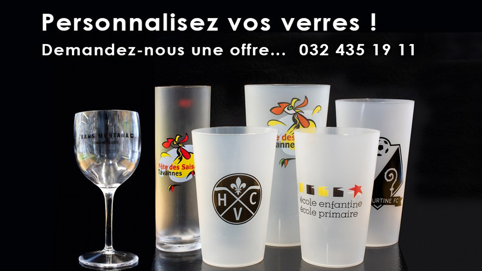 Personnalisez vos verres