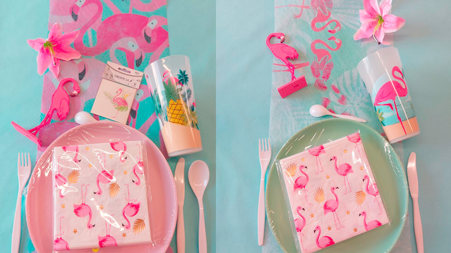 Wagen Sie einen Flamingo-Tisch
